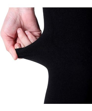 Wallfire Medical Compression Stockings 23-32mmHg - Thigh Support for Varicose Veins Black XL (2 Pack) - Unisex Relief - Buy Online on GoSupps.com