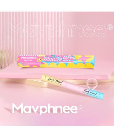 Mavphnee Lash Bond & Seal Waterproof - 2 in 1 Strong Hold Lash Glue for 72-Hour Lasting Eyelashes & Lash Extension Clusters - Buy Online on GoSupps.com