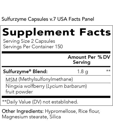 Sulfurzyme by Young Living - 300 Capsules | Optimal Sulfur Support for Health - Buy Online on GoSupps.com