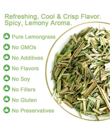Buy Lemongrass Tea | 50g Loose Leaf Herbal Citronella | Dried Lemon Grass | International Shipping - Buy Online on GoSupps.com