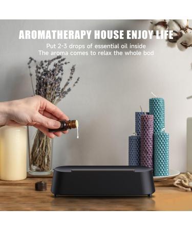Aroma Diffuser with Flame Effect | 200ml Essential Oil Diffuser | 7 Colors Timer & Remote Control | Safe Waterless Auto Power-Off - Buy Online on GoSupps.com