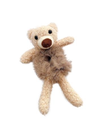 Buy Women's Plush Hair Ties - Cute Bear Velvet Elastic Hair Bands | Fashionable Soft Hair Ties for Ladies - International Shipping Available - Buy Online on GoSupps.com