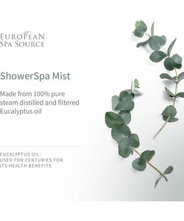 European Spa Source Energizing Lemongrass + Eucalyptus ShowerSpa Mist Spray for Aromatherapy at Home Spa Experience Sinus Congestion Relief and Tension Relief 4 fl oz. - Buy Online on GoSupps.com