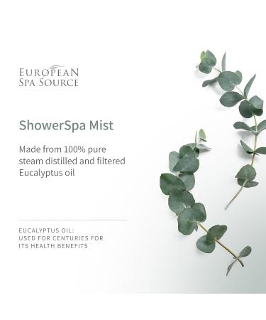European Spa Source Jasmine + Eucalyptus ShowerSpa Mist Spray for Aromatherapy At Home Spa Experience Sinus Congestion Relief and Tension Relief 4 fl oz. - Buy Online on GoSupps.com