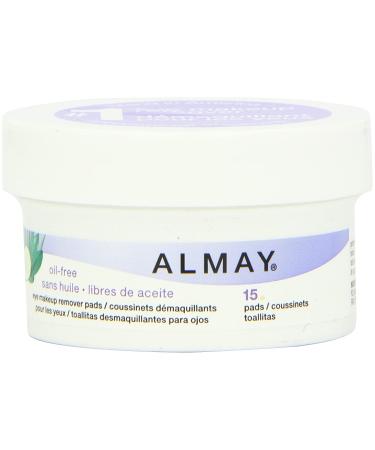 Almay Oil-Free Eye Makeup Remover Pads - 15 Count - Buy Online on GoSupps.com