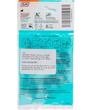 TePe Interdental Brushes Original - Orange 0.45 mm (8 Pieces) | Best for Oral Health | International Shipping Available - Buy Online on GoSupps.com