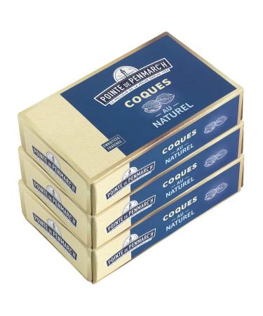 Pointe de Penmarc'h natural shells, set of 3 boxes of 111 g - Delivery in 2 to 3 working days from Brittany