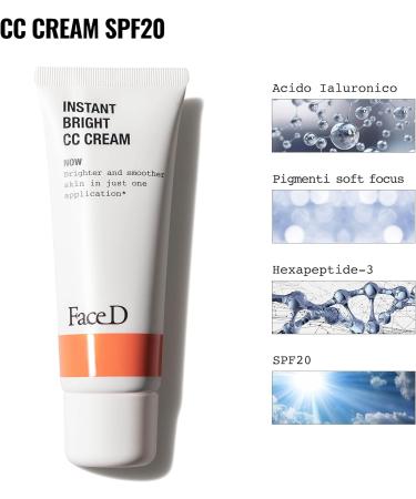 Faced 3-luronics CC Cream SPF 20 Medium - Radiant Skin Coverage - Buy Online on GoSupps.com