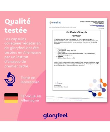 Pure Vegetarian Collagen + Hyaluronic Acid Zinc Vitamin C and Copper (120 Capsules) Highly Dosed Collagen Complex Supports Skin Nails and Hair* No Additives - Buy Online on GoSupps.com