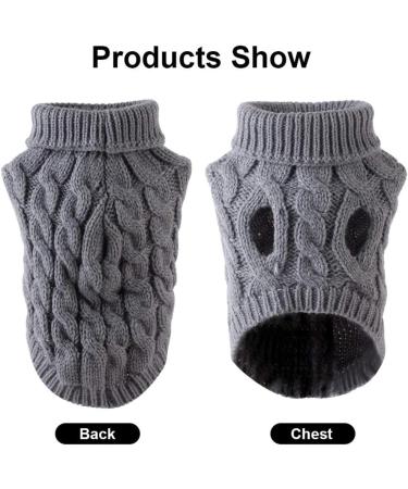 Shop Stylish Dog Sweaters for Small & Large Dogs | Warm Acrylic Turtleneck Pet Clothing - Buy Online on GoSupps.com