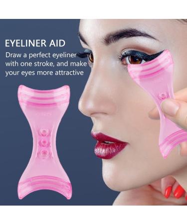 Eye Makeup Tool Multifunctional Eye Makeup Tool for Beginners Eyeliner Eyelash Eyeshadow Lipstick Applicator Guide Tool Mascara Shield Applicator Guard Pads for Beginners Pochy Eyeliner Baffle Pink - Buy Online on GoSupps.com
