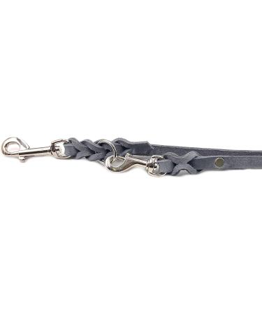 Adjustable Dog Liner for Small & Large Dogs - 2.40m x 12mm Gray - Durable Double Linen | International Shipping Available - Buy Online on GoSupps.com