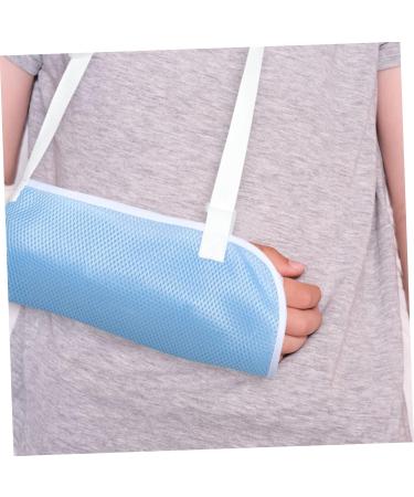 GLEAVI Wrist Sling Children's Arm Sling Arm Sling for Wrist Injury Arm Sling Suspend Wrist Strap Net The Shoulder 50X27CM Sky-blue - Buy Online on GoSupps.com