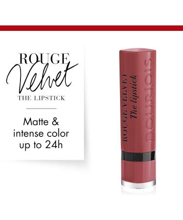 Bourjois Rouge Velvet Lippenstift 33 Rose Water - Buy Online on GoSupps.com