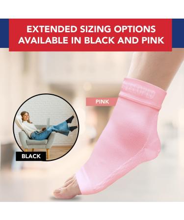 Copper Infused Foot Compression Sleeves/Plantar Fasciitis Socks PAIR with Doctor Written Handbook M - Pink - Buy Online on GoSupps.com