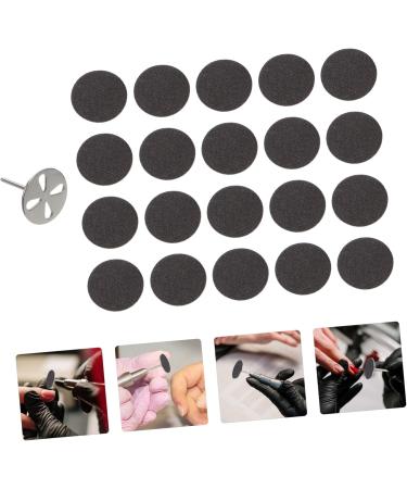 Beaupretty 1 Set Nail Polishing Sheets Sandpaper Discs Nails Electric Foot Sander Nail disc bit Grinding Abrasive Sand Paper Electric Tool Pedicure Sanding Disc Pad Major Stainless Steel - Buy Online on GoSupps.com