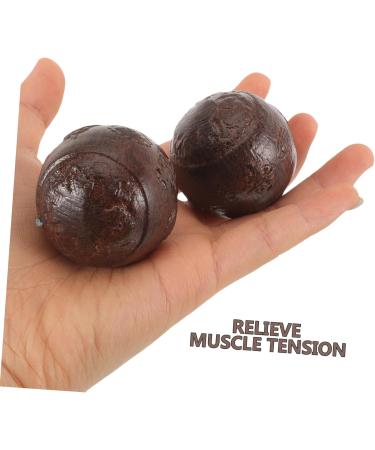 Buy Tovinanna Wooden Massage Hand Relaxation Balls - Portable Baoding Ceramic Therapy Balls for Stress Relief & Training | Ideal for Sports & Home Use - Buy Online on GoSupps.com