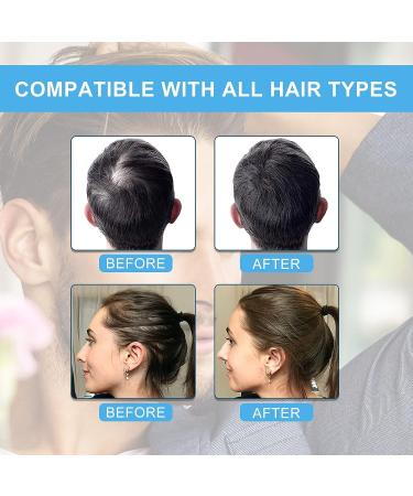 Hair Building Fibers with Spray Applicator Pump - Instantly Thicker Fuller Hair, Conceals Hair Loss in 30 Sec - 4 Shades for Men & Women - 27.5g (Black) - Buy Online on GoSupps.com
