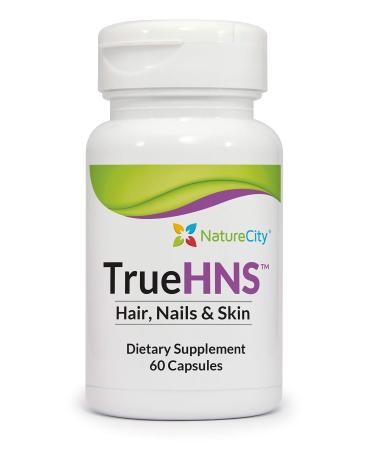 True-HNS Hair Skin Nail Cynatine Keratin Supplement - Hair Skin & Nails Support 60 Veggie Capsules 1
