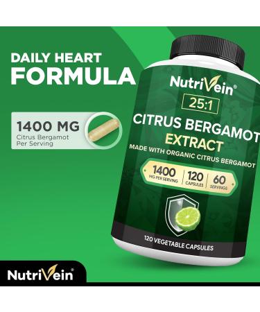 Nutrivein Premium Citrus Bergamot & Apple Cider Vinegar Supplements Bundle: Apple Cider Vinegar Capsules & 25:1 Citrus Bergamot Supplement for Vitality Digestion & Circulatory Wellness - Buy Online on GoSupps.com