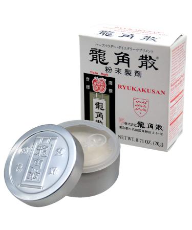 Ryukakusan Herbal Powder (Cough Suppressant Throat & Respiratory Health) (0.71 Oz) (1 Box)