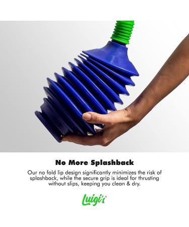Luigi's Toilet Plunger | The World's Best Unblocker | Snake Design Bathroom Plungers | Clog & Blockage Remover - Buy Online on GoSupps.com