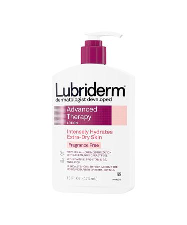 Lubriderm Advanced Therapy Fragrance-Free Moisturizing Lotion 16 fl. oz (Pack of 2) - Buy Online on GoSupps.com