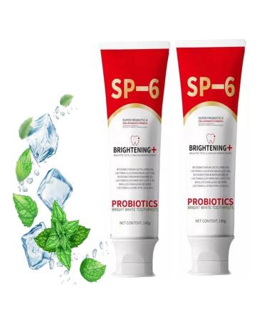 Sp-6 Probiotic Whitening Toothpaste Sp-6 Ultra Whitening Sp 6 Sp-6 Toothpaste Sp 6 Whitening Toothpaste Ultra Whitening Toothpaste Sp6 Sp 6 Ultra Whitening (2pcs)