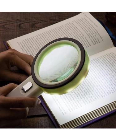 Portable Magnifier Magnifier Reading Crafts Identification 30X Hd LED Light Handheld Illuminated Read Magnifier Full of Stars - Buy Online on GoSupps.com