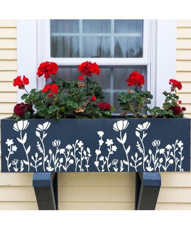 Large Wild Flower Stencils for Painting - Reusable Leaf, Cherry Blossom, Vine Designs - 11X8.3 inches - Ideal for Walls, Furniture, Canvas - Drawing Stencils for Wood & Card - Buy Online on GoSupps.com