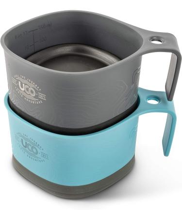 UCO Collapsible Cup 2-Pack for Hiking, Backpacking, Camping - Classic Blue/Venture - Buy Online on GoSupps.com