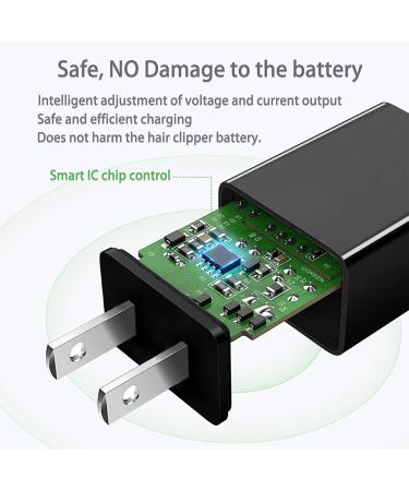 Hatteker Hair Trimmer Charger - Replacement Cord for Pro Clippers & Electric Shaver - 4.9FT - Buy Online on GoSupps.com
