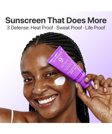numbuzin No.9 Sunscreen | Super Defense Glow Sunscreen | Broad Spectrum SPF 50 | For All Skin Types & Skin Tones | Glowing Dewy Finish Water-Resistant | No White Cast Korean Skincare | 1.69 fl. oz. - Buy Online on GoSupps.com
