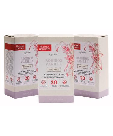 Organic Vanilla Rooibos caffeine free 60 teabags