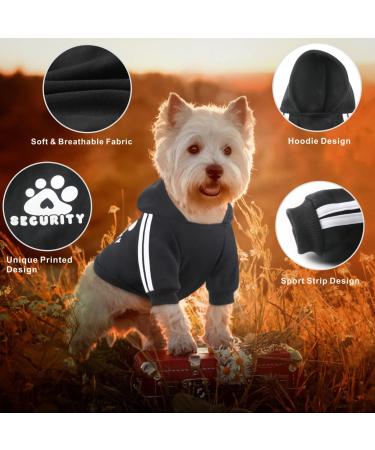 Dolahovy Dogs Hoodie - Cozy Sweater Vest for Small & Medium Pets | Autumn Winter Dog Outfits & Costumes | 3XL Black for Chihuahua & Teddy - Buy Online on GoSupps.com