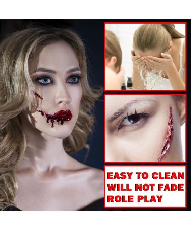 Fake Blood Gel Kit - SFX Makeup for Halloween Zombies Vampires & Cosplay | 30g - Buy Online on GoSupps.com