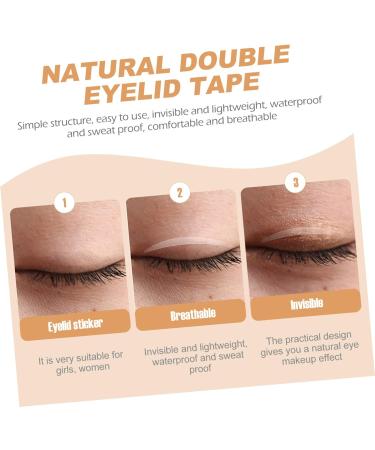 Balacoo Girl Stickers 2sets Double Eyelid Sticker Duct Tape Clear Invisible Eyelid Double Eye Shaping Tapes Woman One Side - Buy Online on GoSupps.com