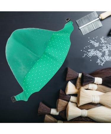 Bonnet de Coloration en Silicone pour M ches - Bonnet de Coloration avec Crochets pour Coiffure en Salon Et Domicile - Outils de R utilisables Vert - Buy Online on GoSupps.com