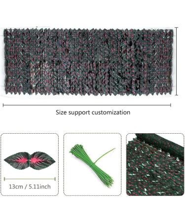 Artificial Ivy Privacy Fence Screen Artificial Hedges Fence Artificial Privacy Fence Vine Privacy Fence Wall Screen for Outdoor Indoor Garden Fence Backyard 110(Color: Size:150x500cm) () - Buy Online on GoSupps.com