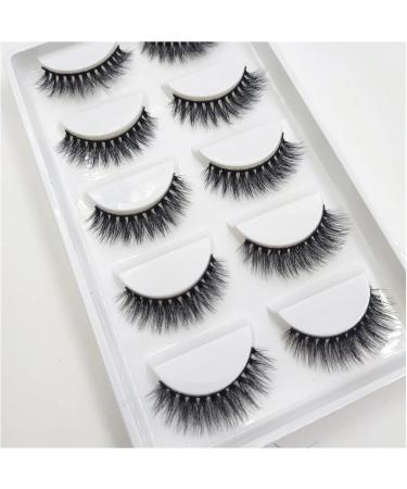 UAMOU 10/50/100 Boxes 5 Pairs Natural False Eyelashes Fake Lashes Makeup 3d Mink Extension Eyelash Mink Eyelashes Faux Cils Maquiagem Cheerfully (Color : S19 5Pairs Size : 100 Boxes 500Pairs) - Buy Online on GoSupps.com