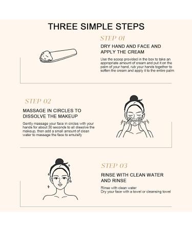  Generisch Cleansing balm gentle makeup remover melting cleansing balm deep cleansing for all skin types for removing eye lip and facial makeup - Buy Online on GoSupps.com