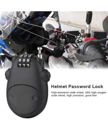 Buy Steel Wire Cable Lock for Motorcycle & Bicycle | Universal Combination Lock for Luggage & Locker (Black) - Buy Online on GoSupps.com