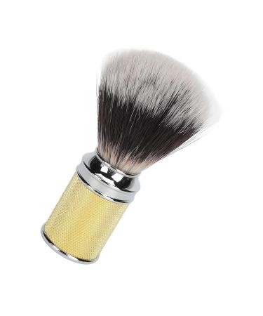Premium Gold Beard Foam Brush - Soft Curved Handle Portable Synthetic Brush for Salon Quality Grooming - Buy Online on GoSupps.com