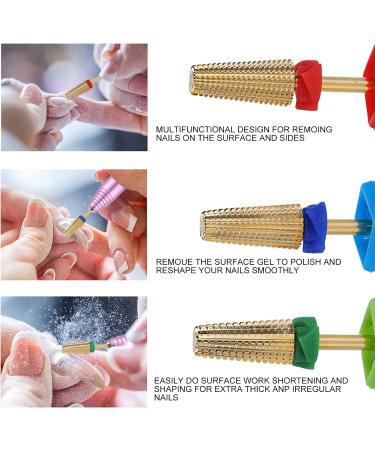 Professional Electric Nail Drill Set for Beginners Gold Nail Skin Remover for Home & Studio Use - Buy Online on GoSupps.com