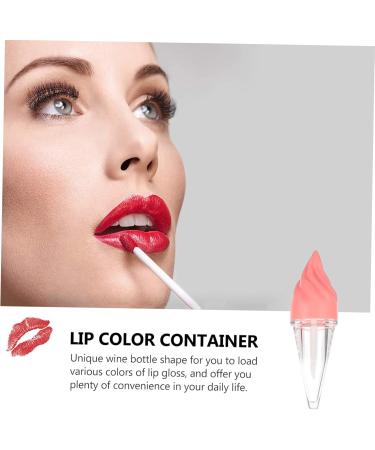 PENIKOKO 6Pcs Refillable Lip Gloss Tubes in Ice Shape Lightweight Reusable Cosmetic Lip Balm Containers for Take On The Go Lip Balm Lipstick - Buy Online on GoSupps.com