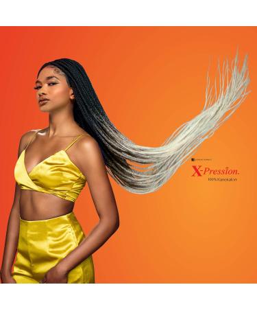 Sensationnal XPRESSION 3X Pre-Stretched Braids 58 3-Pack 1B - Long Synthetic Hair Extensions - Buy Online on GoSupps.com
