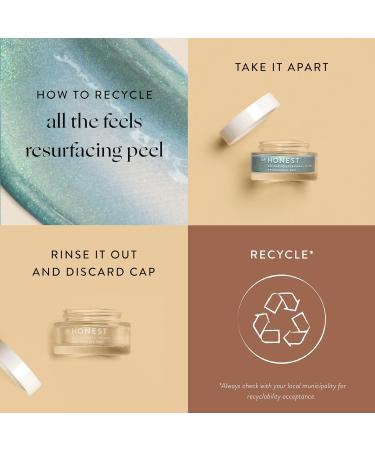 Honest Beauty All the Feels Resurfacing Peel | 10% AHA + 2% BHA Exfoliator | Vegan & Cruelty-Free | Renew Your Skin 1.7 oz - Buy Online on GoSupps.com