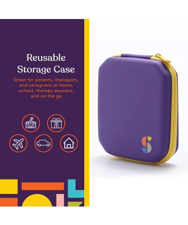 Special Supplies Buzz Buddy Oral Stimulation Kit - 6 Soft Textured Heads, Calm Sensory Needs, Support Speech & Self Feeding, Gentle Vibrations - Grey - Buy Online on GoSupps.com
