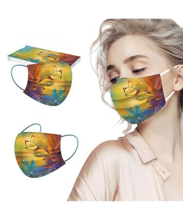 3 Ply Disposable_Face_Mask with Halloween Cute Pattern Design Comfortable Covers Suitable For Adults Outdoor Use Protection