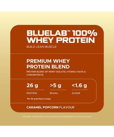 USN Blue Lab Whey Caramel Popcorn 908 g - Buy Online on GoSupps.com